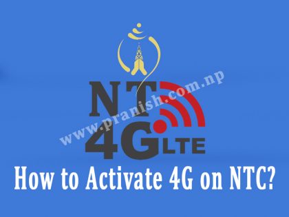 how to activate 4g in NTC